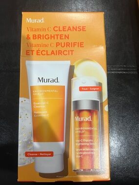 Murad Vitamin C Cleanse & Brighten Duo - Orange and White